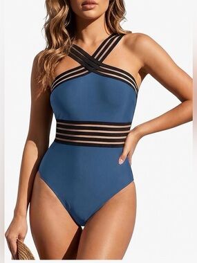 Women's Tummy Control Slimming One Piece Bathing Suit